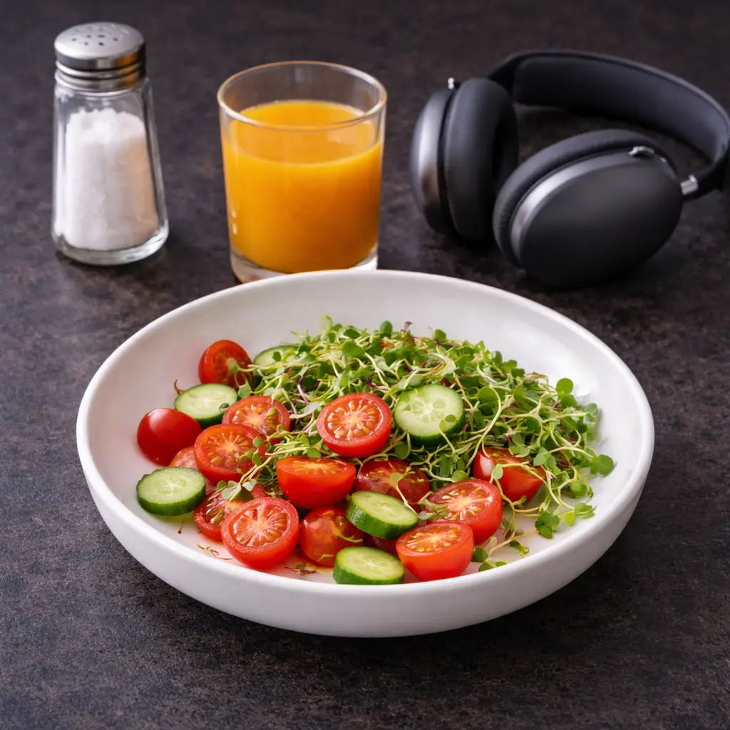 Микрозелень в салате